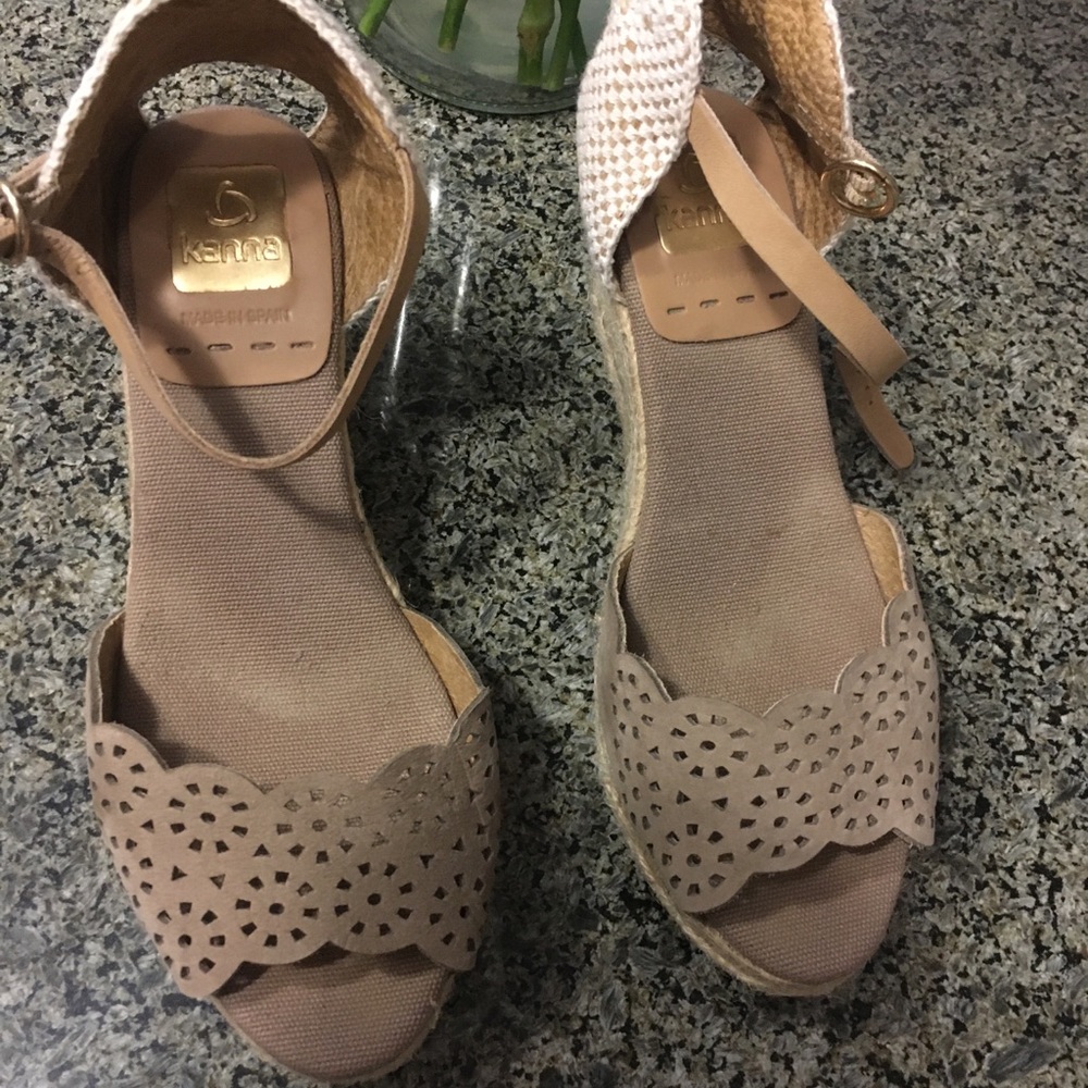 Espadrille wedge sandals